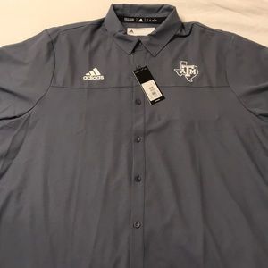 Texas A&M Full Button Polo